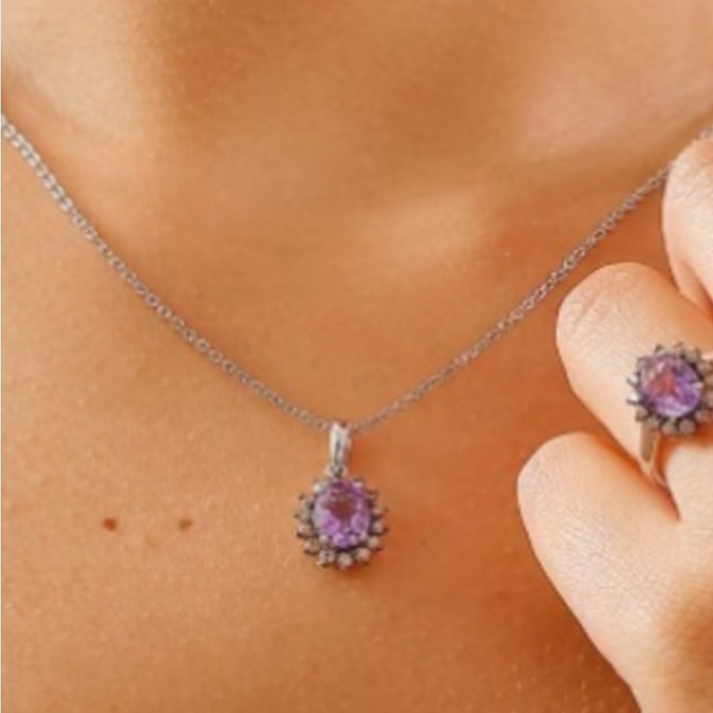 💜Moroccan Rose Pendant Necklace💜